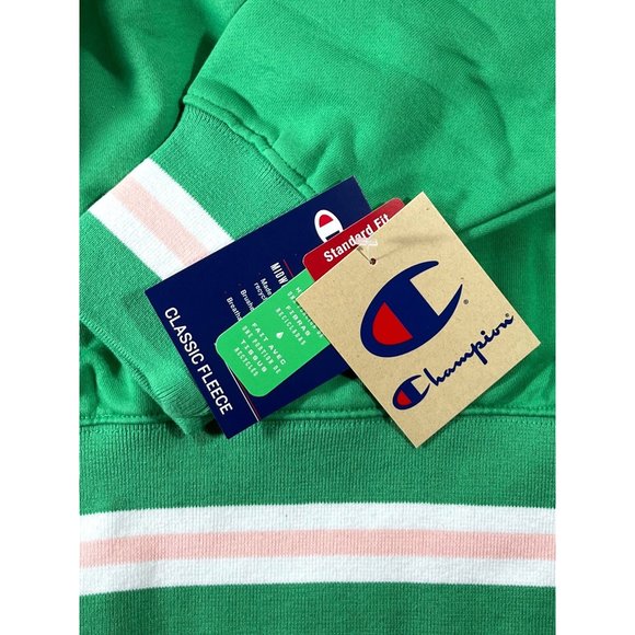 Champion Fleece Track Suit Crew Neck Sweats Green Track Suit Womens Medium - Picture 6 of 7